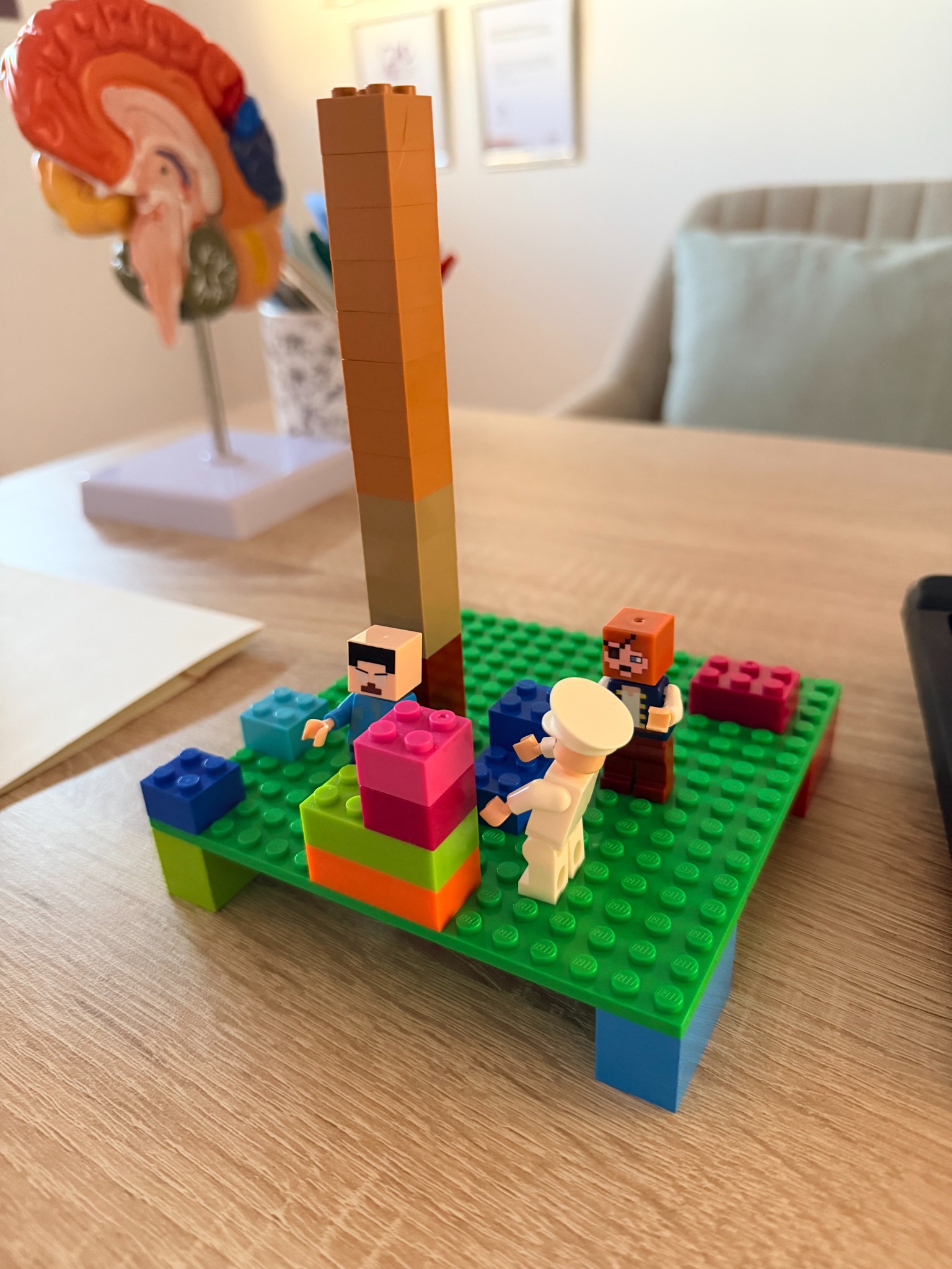 Representación visual con piezas utilizada en Impacto 360